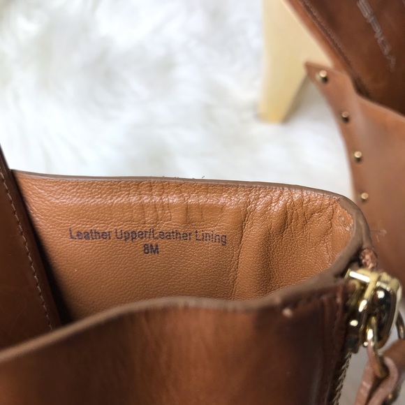 Via Spiga (N) Leather Mules Heels Sandals - Picture 4 of 6